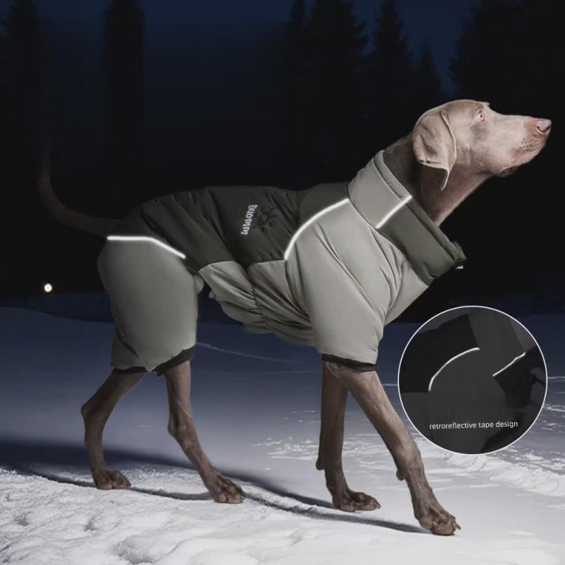 Outdoor Windproof Waterproof Thickened Cotton Dog Coat