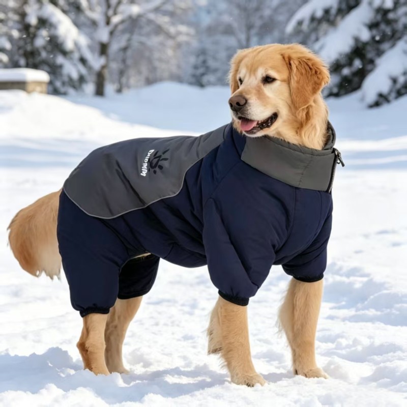 Outdoor Windproof Waterproof Thickened Cotton Dog Coat