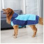 Breathable Reflective Dog Raincoat – Color -Block for Large Dogs