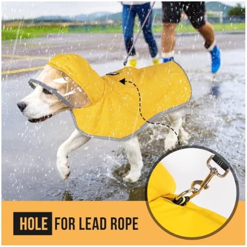 New Adjustable Dog  Raincoat