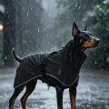 Outdoor Waterproof Rainproof All-Weather Jacket for Medium to Large Dogs