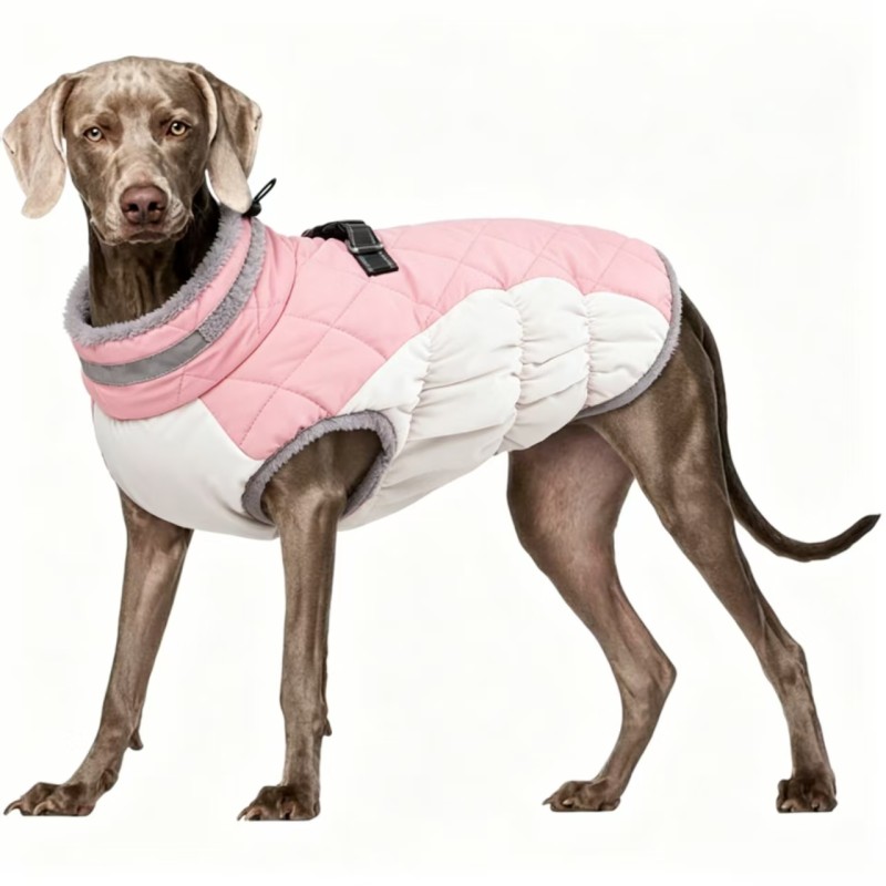 Extra Thick Fleece-Lined Dog Padded Coat