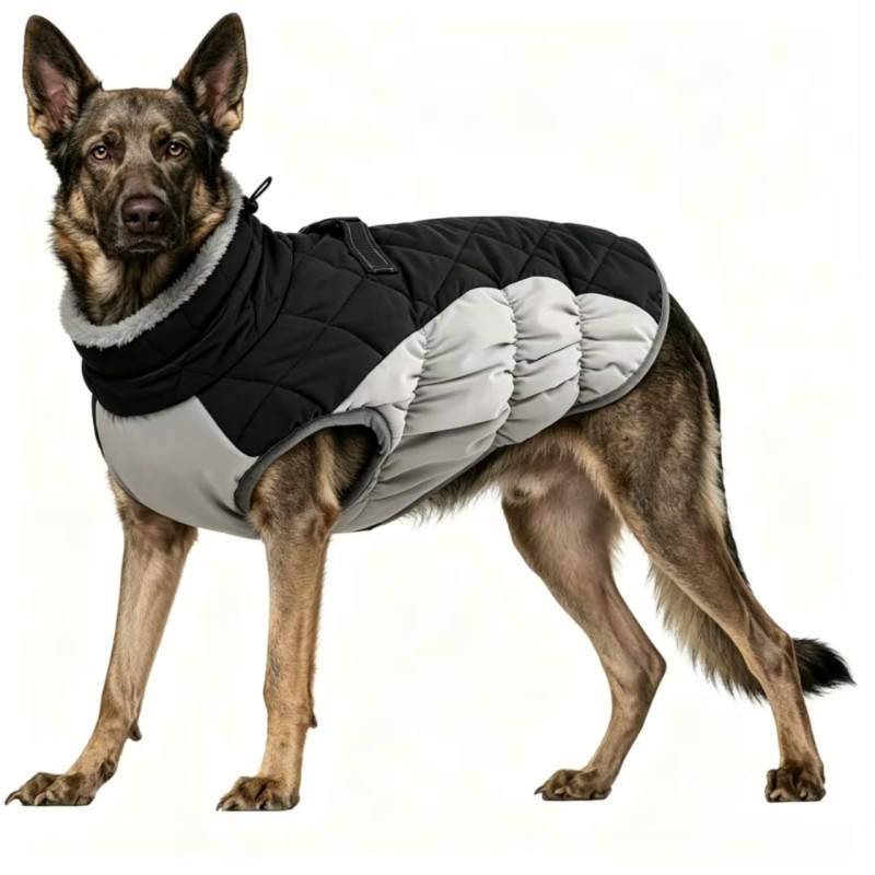 Extra Thick Fleece-Lined Dog Padded Coat