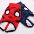Winter zipper-style cotton jacket for dogs