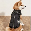 Winter zipper-style cotton jacket for dogs