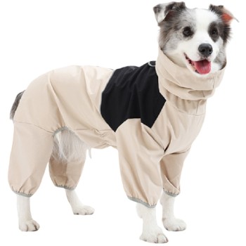 Four-legged windproof raincoat for medium and large-sized dogs