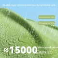 Hooded waterproof full-body raincoat for medium-large dogs