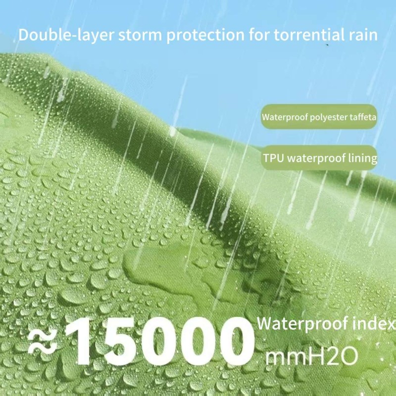 Hooded waterproof full-body raincoat for medium-large dogs