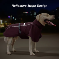 Waterproof windproof dog raincoat with neck gaiter