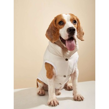 New winter solid button vest coat for small-medium dogs