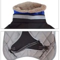 Waterproof Reflective Fleece Lined Dog Winter Coat – Warm Puffer Vest Jacket for Cold Weather
