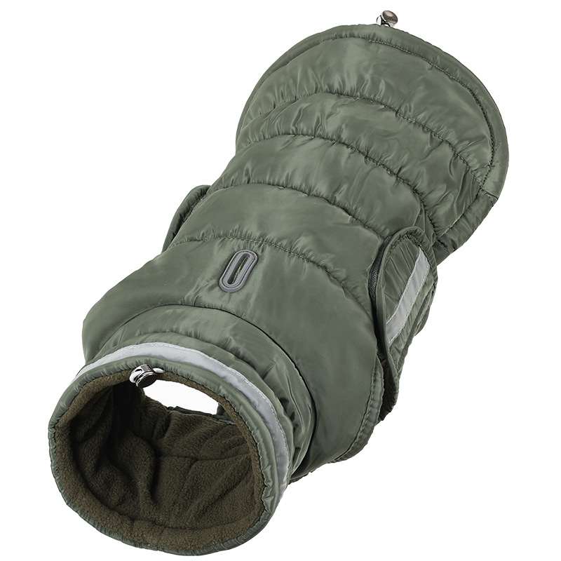 Waterproof Windproof Reflective Dog Winter Coat – Thick Padded Warm Jacket for Cold Weather