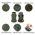 Waterproof Windproof Reflective Dog Winter Coat – Thick Padded Warm Jacket for Cold Weather
