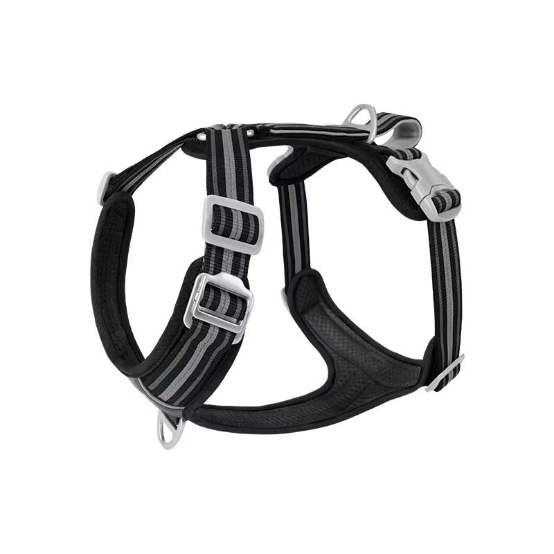 Reflective No-Pull Harness for Large Dogs with Dual Leash Rings