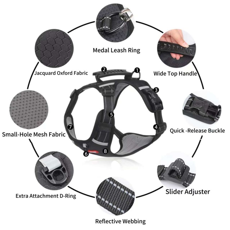 No-Pull Vest Harness for Corgi & Small Dogs