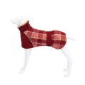 Plaid Print Winter Coat for large Dogs – Fleece & Warm