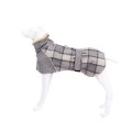 Plaid Print Winter Coat for large Dogs – Fleece & Warm