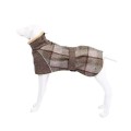 Plaid Print Winter Coat for large Dogs – Fleece & Warm