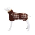Plaid Print Winter Coat for large Dogs – Fleece & Warm