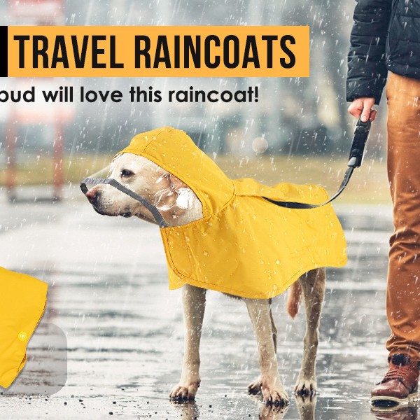 New Adjustable Dog  Raincoat