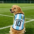 Breathable Mesh Pet Vest – World Cup Soccer Design