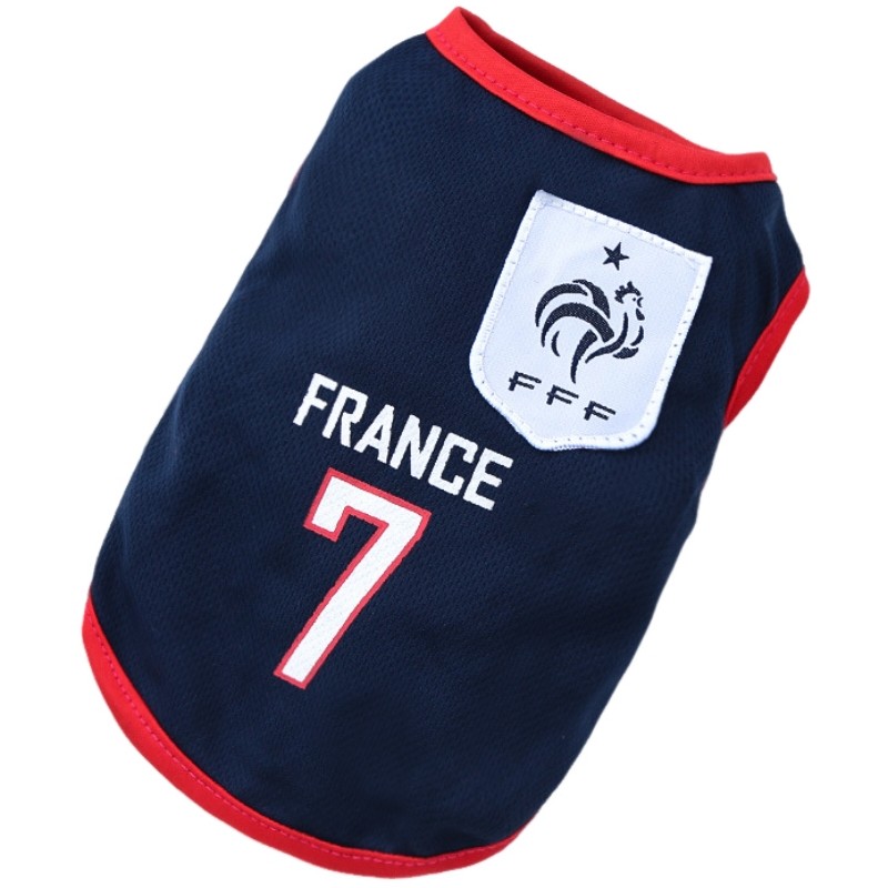 Breathable Mesh Pet Vest – World Cup Soccer Design