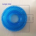 Squeaky Teeth-Cleaning Dog Toy – Spiky TPR Chew for All Breeds