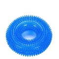 Squeaky Teeth-Cleaning Dog Toy – Spiky TPR Chew for All Breeds