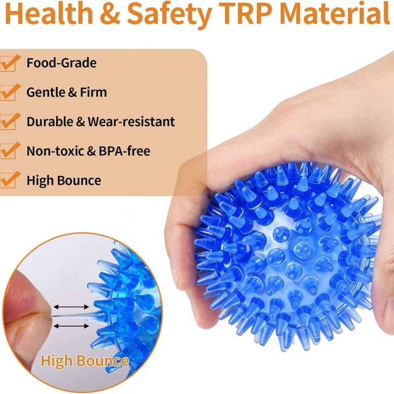 Squeaky Dog Chew Toy – Bouncy, Teeth-Cleaning & Fun