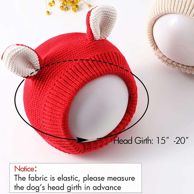 Hand-Knitted Wool Pet Hat – Warm, Soft & Stylish with Cute Ear Design