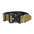 Tactical anti-pull sturdy collar for medium large dogs with great tensile resistance