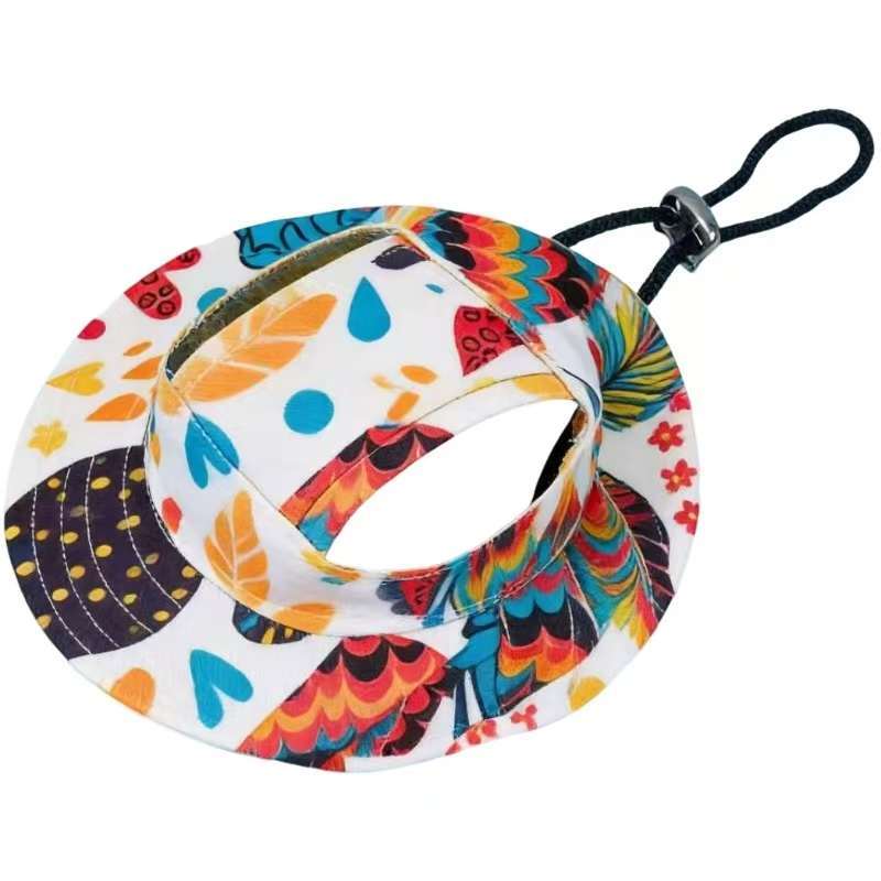 Cute Ear Cutout Summer Sun Protection Hat for Dogs and Cats