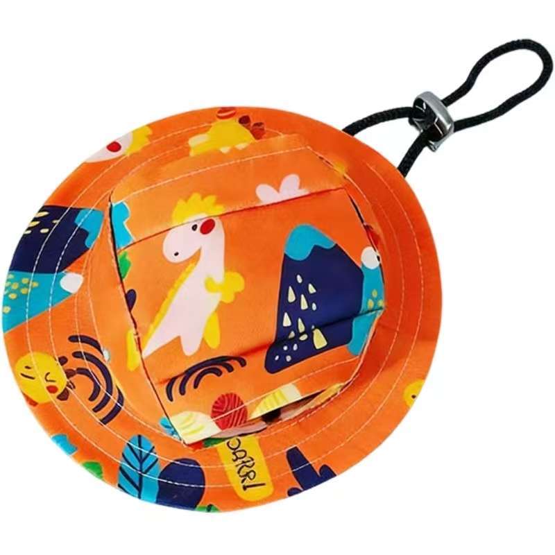 Cute Ear Cutout Summer Sun Protection Hat for Dogs and Cats