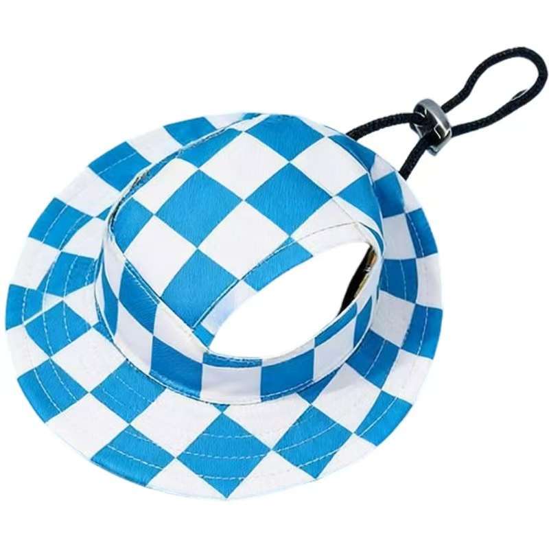Cute Ear Cutout Summer Sun Protection Hat for Dogs and Cats