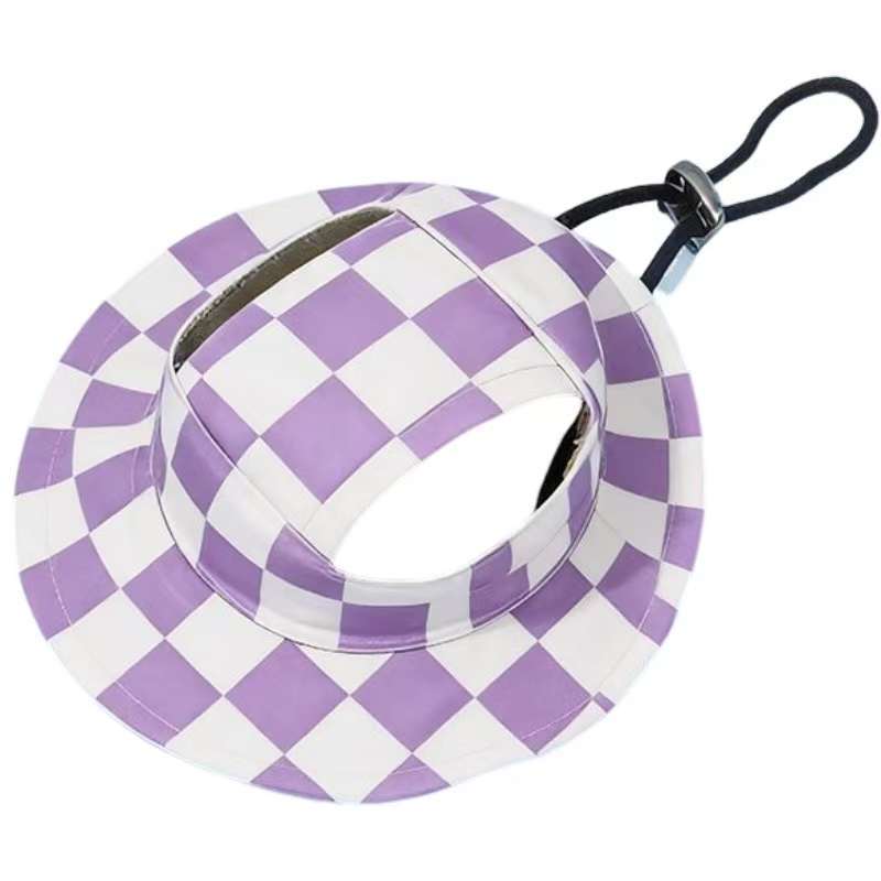Cute Ear Cutout Summer Sun Protection Hat for Dogs and Cats