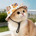 Cute Ear Cutout Summer Sun Protection Hat for Dogs and Cats
