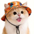 Cute Ear Cutout Summer Sun Protection Hat for Dogs and Cats