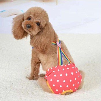 Cute Strap Dog Sanitary Pant Pet Period Diaper