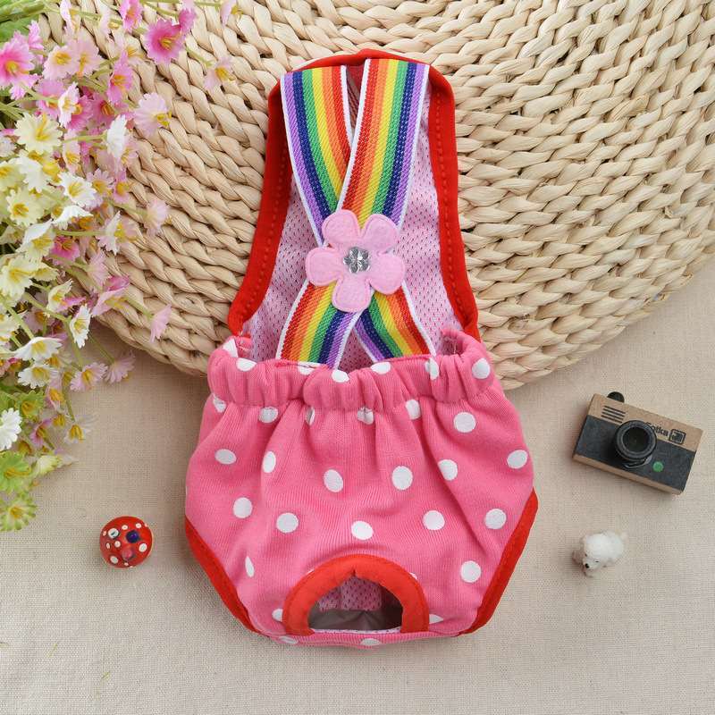 Cute Strap Dog Sanitary Pant Pet Period Diaper