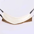 Hanging Cat Cage Hammock, Leopard Zebra Dot Print Pet Sleeping Bag