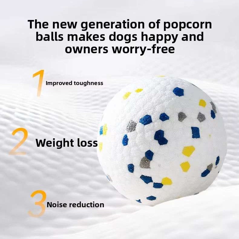 High-Bounce Durable Colored Training Ball – Chew & Interactive Toy for Dogs