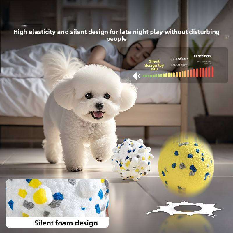 High-Bounce Durable Colored Training Ball – Chew & Interactive Toy for Dogs