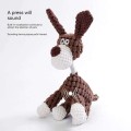 Squeaky Durable Donkey Plush Toy – Chew Toy for Small/Medium Dogs