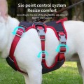 Reflective Shock-Absorbing Dog Harness for Small to Medium Breeds