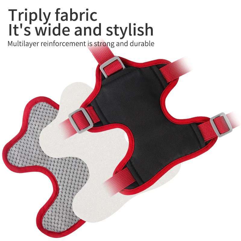 Reflective Shock-Absorbing Dog Harness for Small to Medium Breeds