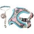 Reflective Breathable Dog Harness & Leash Set – Vest-Style, for Small Dogs