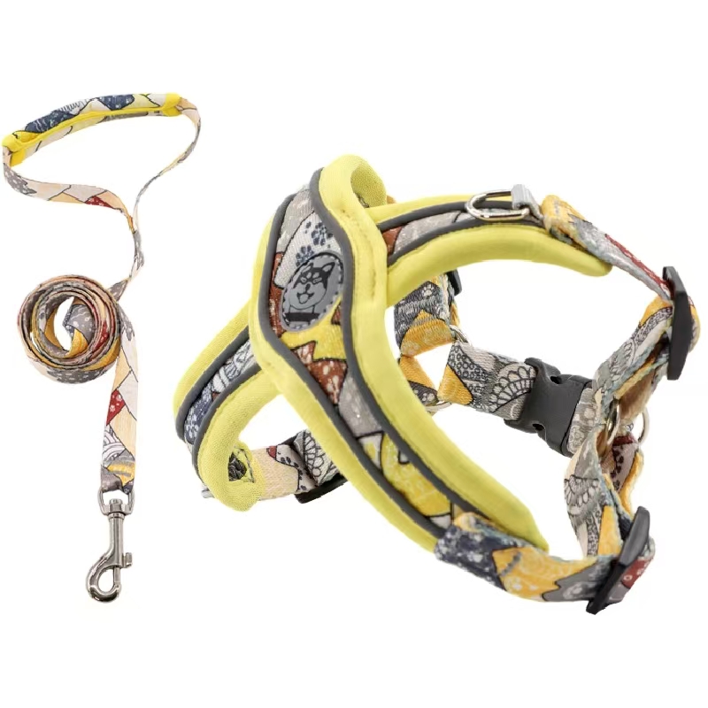 Reflective Breathable Dog Harness & Leash Set – Vest-Style, for Small Dogs