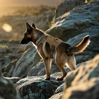 Tactical No Pull Harness for Medium-Large Dogs