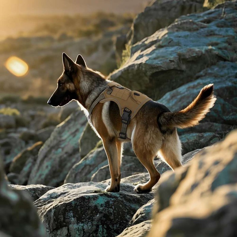 Tactical No Pull Harness for Medium-Large Dogs