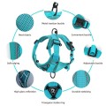 Breathable Mesh Dog Harness – Reflective, Adjustable & Comfort Set for Small Dogs